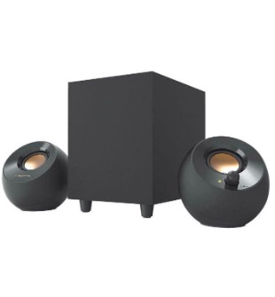 PARLANTE CREATIVE PEBBLE PLUS 2.1 USB BLACK (PN 51MF0480AA000)