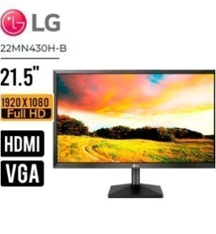 MONITOR LG 22MN430H  , 22", 1920 X 1080, IPS , HDMI / VGA / AUDIO.