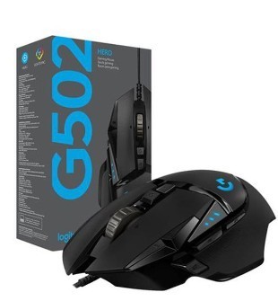 MOUSE GAMINGLOGITECH G502 HERO  | LED-RGB
