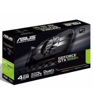 TARJETA VIDEO ASUS NVIDIA GEFORCE GTX 1050 TI, 4GB GDDR5 128-BIT, PHOENIX  1050TI