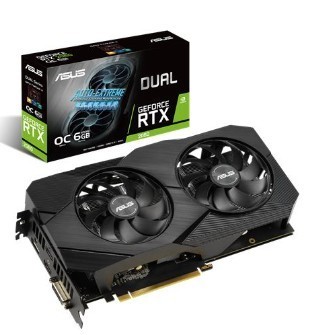 TARETA DE VIDEO ASUS GEFORCE RTX 2060-O6G-EVO  6GB  GDDR6 DUAL-FAN 