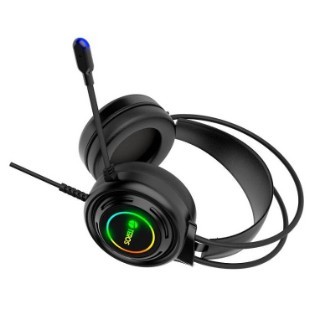 AURICULARES GAMING TEROS TE-8120N ESTEREO, MICRÓFONO, CONECTOR USB, LUCES RGB
