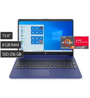 LAPTOP HP 15-EF1012LA 15.6'' AMD RYZEN 7, 8GB, 256GB SSD | VERIF