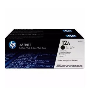 TONER  HP 12A DUAL PACK (NEGRO)