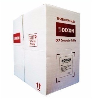 CABLE UTP DIXON CAT 6 -  305M - BAÑADO - C. ROJA -  3060 