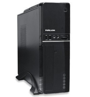 CASE SLIM HALION SUPRA MICROATX S609 NEGRO W/CARD READER